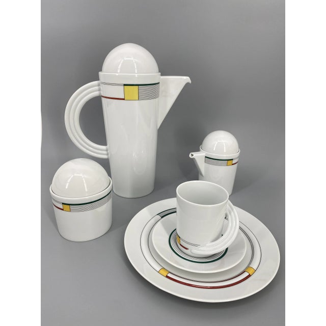 Vintage Coffee Service by Mario Bellini for Rosenthal, 2000, Set of 5 For Sale - Image 13 of 13