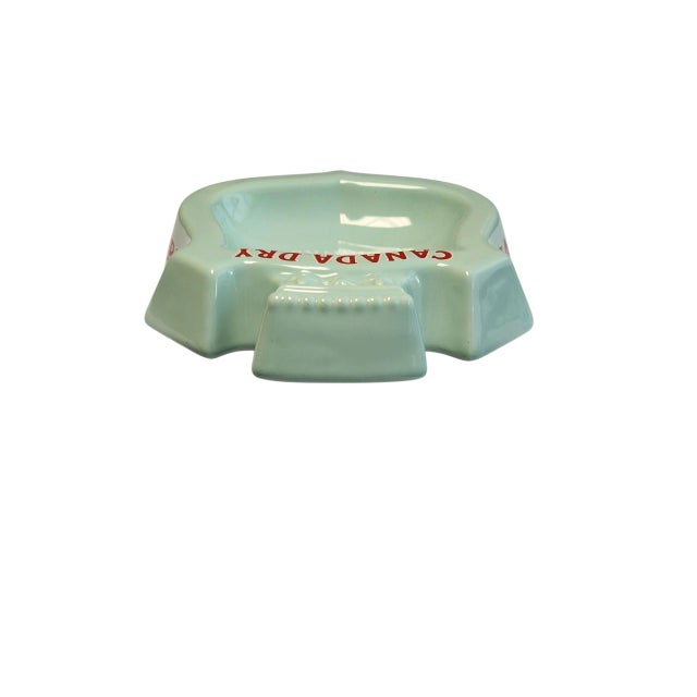 Mid-Century Modern 1950s English Canada Dry Pub Ashtray Catchall For Sale - Image 3 of 4