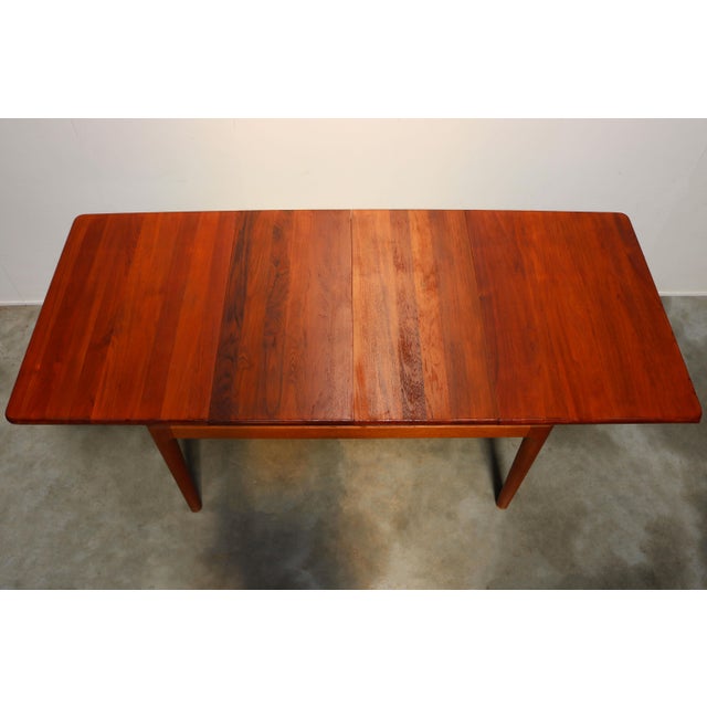 Danish Extendable Teak Dining Table by Glostrup Møbelfabrik, 1965 For Sale - Image 9 of 12