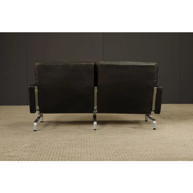 Pk-31 Settee by Poul Kjærholm for E. Kold Christensen, 1960s Denmark, Signed For Sale In Los Angeles - Image 6 of 16