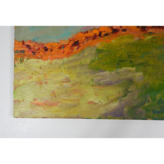 Contemporary Contemporary Expressionist Portrait Painting of Man in Park Landscape For Sale - Image 3 of 6