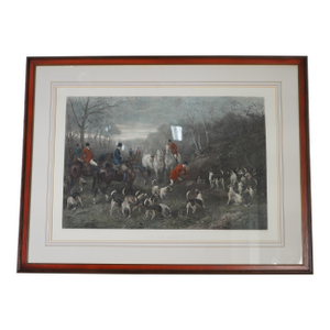 Run the Earth Heywood Hardy Hunt Scene Engraving