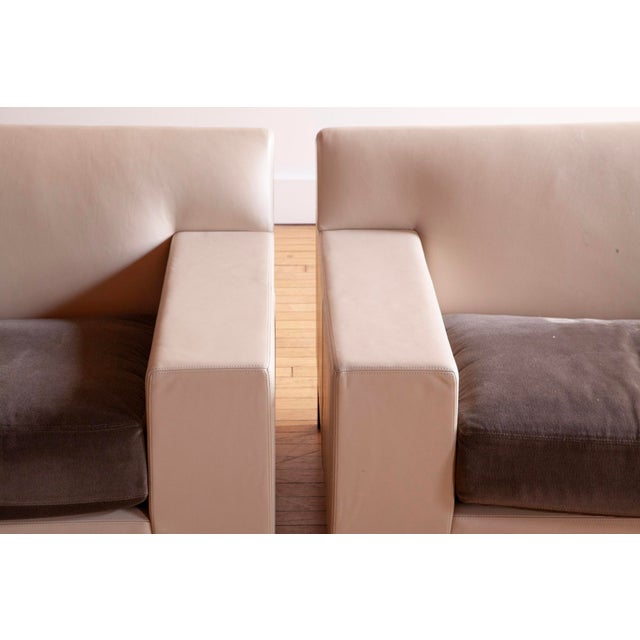 Pair of Christian Liaigre "Bouddha" Club Chairs For Sale - Image 9 of 11