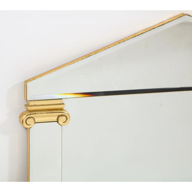 Pair of 20th Century French Neoclassical Mirrors With Gilt Accents For Sale In New York - Image 6 of 13