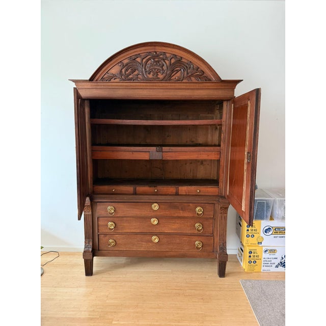 Drente Cupboard in Oak, 1900s For Sale - Image 10 of 15