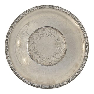 Vintage Wm a Rogers Meadowbrook Silverplate 10'' Sandwich Serving Tray-Oneida For Sale