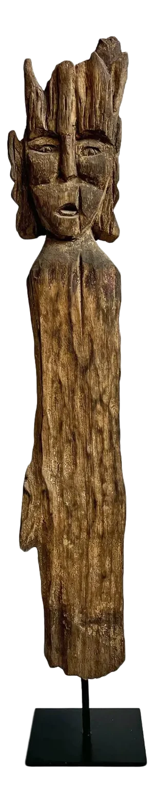 Antique Indonesian Post Marker Figure