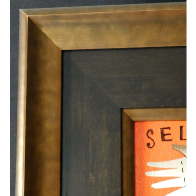2010s Anton Arkhipov "Ticker"" Original on Canvas Hand Signed Custom Framed For Sale - Image 5 of 7