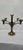 Vintage Art Deco Brass Candelabra For Sale - Image 4 of 7