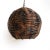 Burnt Bamboo Globe Tribal Coastal Pendant Light Small For Sale - Image 4 of 9