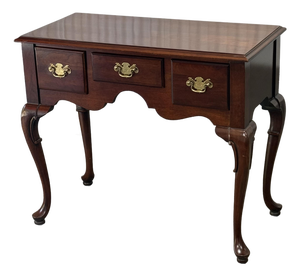 Vintage Gordon’s Fine Furniture Solid Cherry Georgian Lowboy