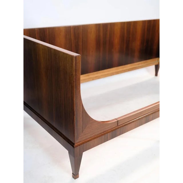 Danish Modern Bed in Veneered Rosewood, 1960s For Sale - Image 6 of 10