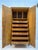 Unique Vintage Two-Door Mid-Century Modern Oak Wardrobe For Sale - Image 10 of 14