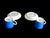 Otagiri Company Vintage Otagiri Espresso Cups and Saucers in Contemporary Frost Blue, 4 Pieces For Sale - Image 4 of 12