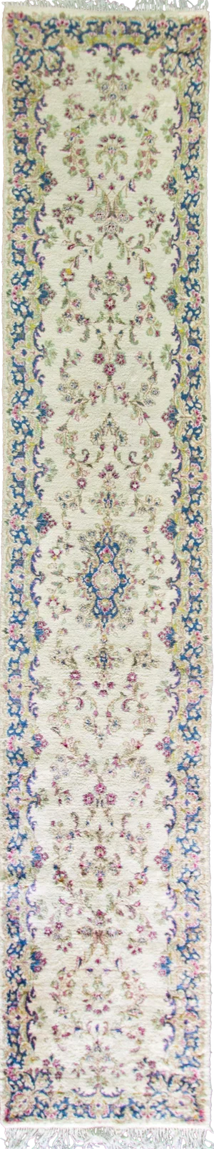 1950s Persian Kerman Runner-2'5" X 14'10"