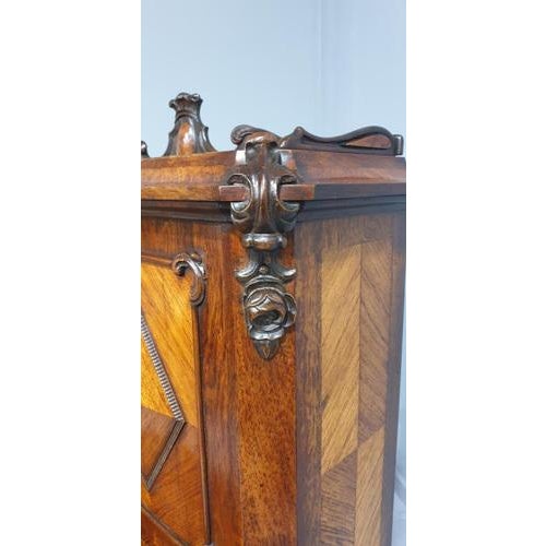 Textile Vintage French Bonheur Du Jour Desk For Sale - Image 7 of 18