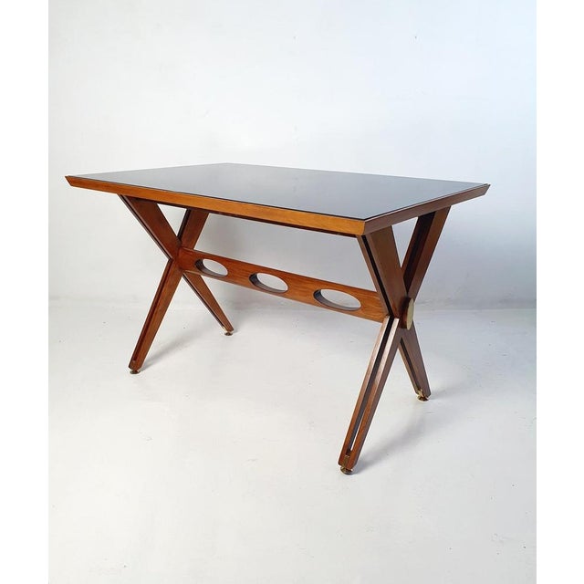 Mid-Century Italian Desk, 1950s For Sale - Image 9 of 14