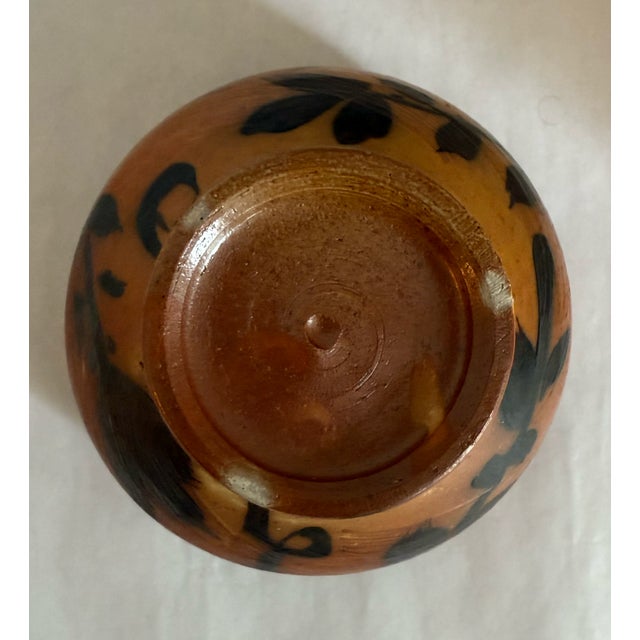 Handmade Bowl With Decorative Design For Sale In New York - Image 6 of 6