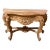 Mid 20th Century Hand Carved Wood Console Table For Sale