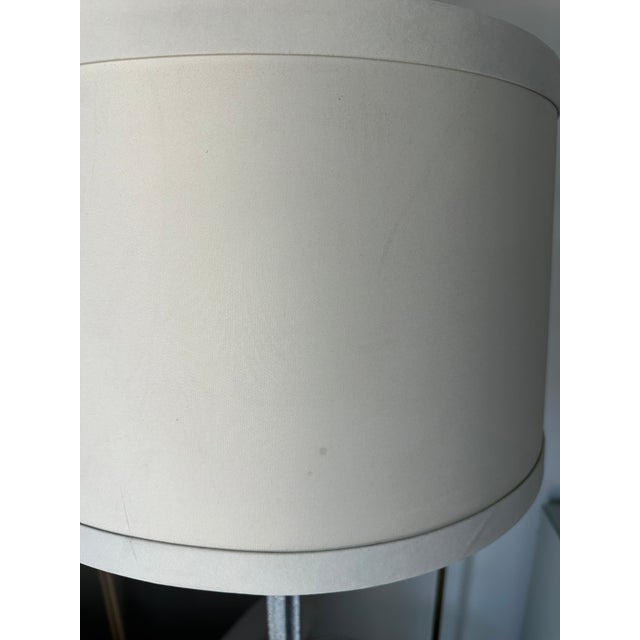 John Richard Silver Greek Key Floor Lamp For Sale - Image 9 of 9