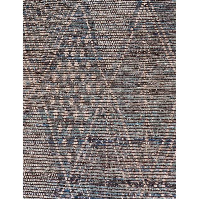 Keivan Woven Arts Modern Long Runner in All-Over Tribal Design For Sale - Image 9 of 12