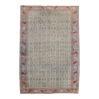 Zabihi Collection Antique Persian Senneh Rug - 3'6" x 4'9" For Sale