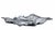 An elegant, sculptural tray / centrepiece crafted from cast aluminium by the renowned np2 group (founded by nerone...
