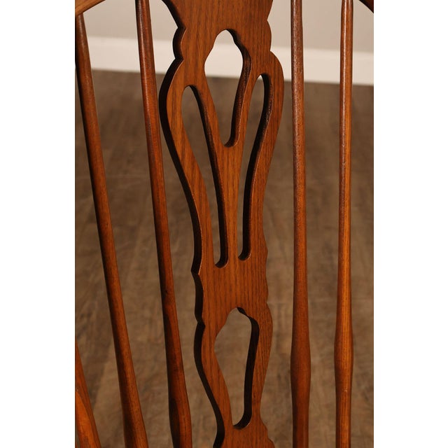 Brown Nichols & Stone Set Of Four Windsor Dining Chairs For Sale - Image 8 of 18