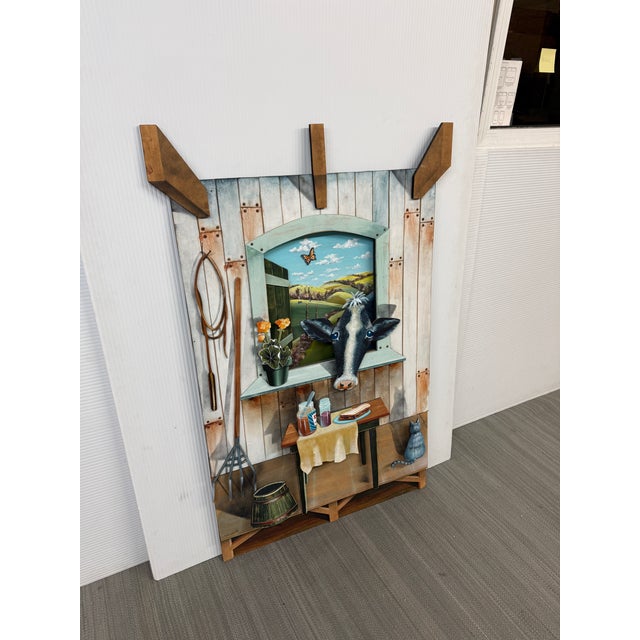 Circa 1988 Stephen Schubert Limited Edition Three Dimensional Giclee Painting For Sale - Image 12 of 12