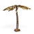 Brutalist Mid 20th Century Henri Fernandez Brutalist Grande Palma Brass Palm Tree Sculpture Lamp For Sale - Image 3 of 6
