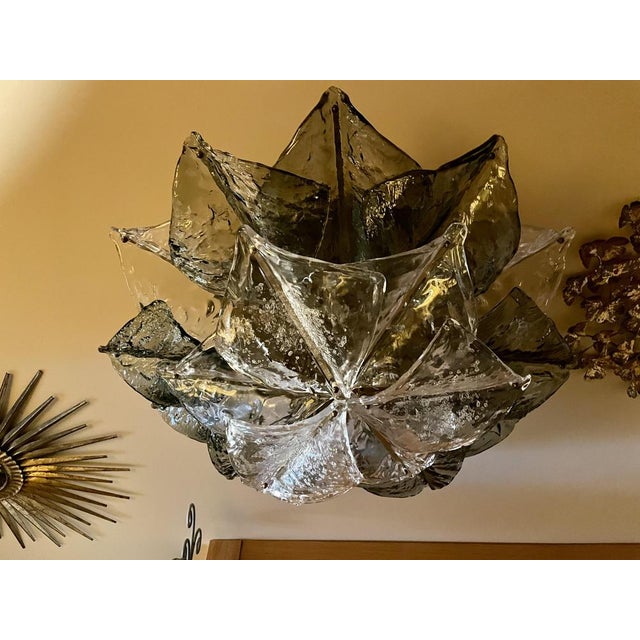 AVMazzega Murano Glass Ceiling Lamp from Mazzega, 1974 For Sale - Image 4 of 18