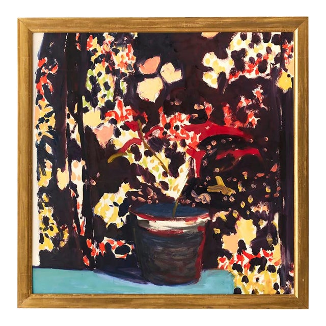 Deborah Kriger, Floral Study Painting, Late 20th Century For Sale