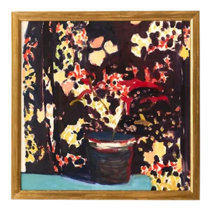 Deborah Kriger, Floral Study Painting, Late 20th Century