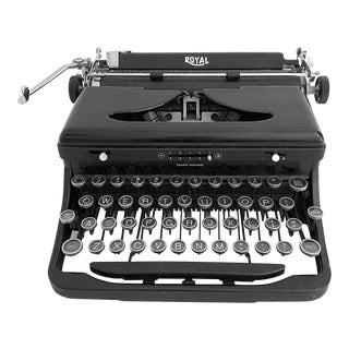 Royal Typewriter W/ Case For Sale