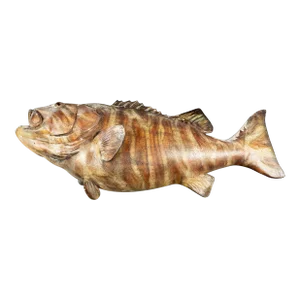 Large Wall 7' Long Hanging Fish Sculpture