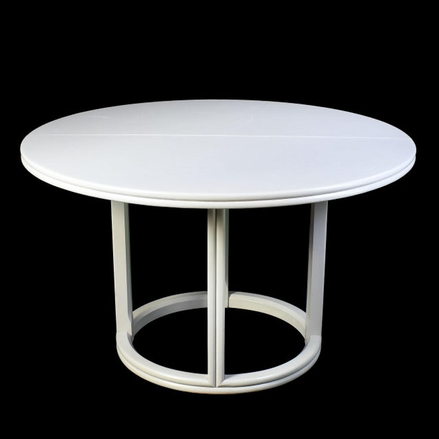 McGuire Vintage McGuire Extendable Dining Table – Hans Kaufeld Licensed Edition For Sale - Image 4 of 8