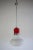 Italian Space Age Pendant Lamp with Red Murano Glass by Mazzega, 1970s For Sale - Image 9 of 10