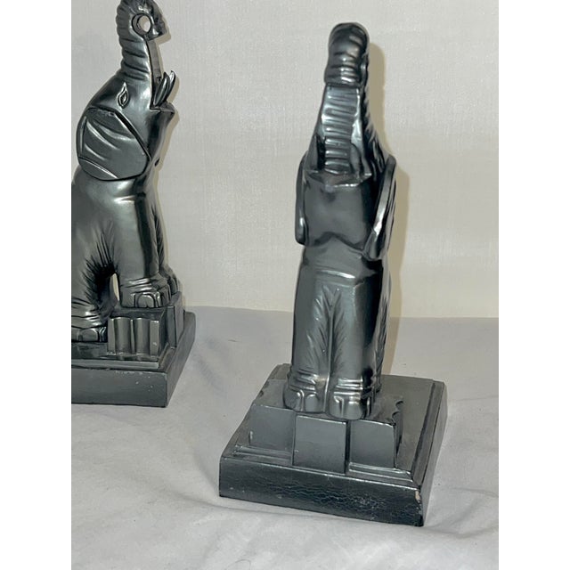 1940s Art Deco Elephant Bookends a Pair Chairish