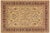 Art Nouveau Tan/Aubergine Wool Rug - 9'0'' X 11'9'' For Sale - Image 9 of 10