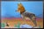Early 21st Century Masks We Wear, Overtaking the Past by 3rd Version (Ben Patterson) | Oil on masonite panel Coyote in a mask standing in a desert landscape. For Sale - Image 5 of 10