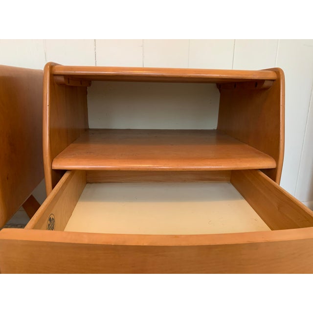 Heywood Wakefield Sculptura Nightstands A Pair Chairish