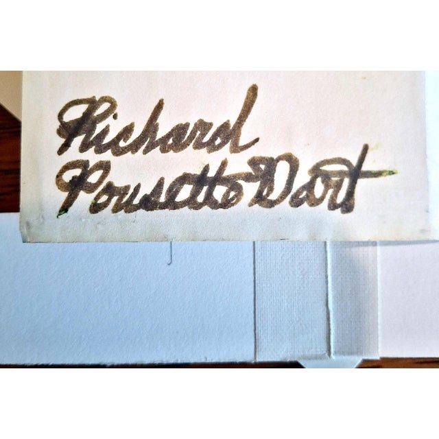 Late 20th Century An Intimate Scale Abstract Expressionist Watercolor, by Richard Pousette-Dart For Sale - Image 5 of 6