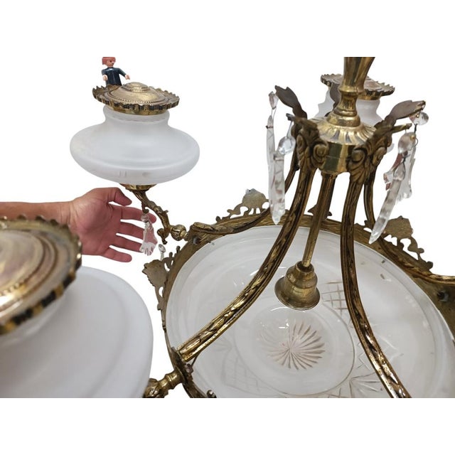 Large Modernist Art Deco Lamp, 1930s For Sale - Image 4 of 9