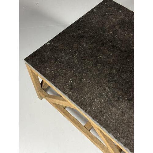Vintage Bluestone Coffee Table For Sale - Image 4 of 18