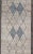 Tribal Modern Hand-Knotted Runner in Wool With Diamond Design in Neutral Tones 3'4 X 9'8 For Sale - Image 3 of 10