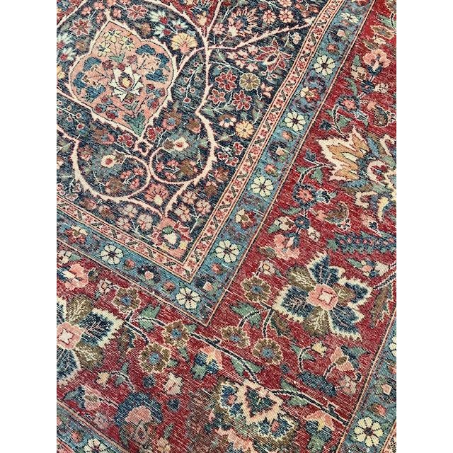 Antique Persian Kashan Rug, 11'2" X 14'6" For Sale - Image 4 of 5