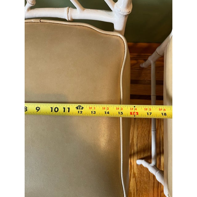 Metal 1960s Phyllis Morris for Kessler Wrought Iron Faux Bamboo Dining Chairs - Set of 4 For Sale - Image 7 of 11