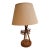 1950s Mid-Century Modern Rattan Table Lamp For Sale