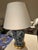 Chinese Chinese Style Blue and White Lamp For Sale - Image 3 of 6