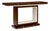 Wildwood 60” Shelldon Console Table in Dark Mahogany For Sale